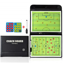 Foldable Football Coaching Board Magnetic Soccer Tactic Strategy Board With Marker Pen Football Training Teaching Clipboard 2024 - buy cheap