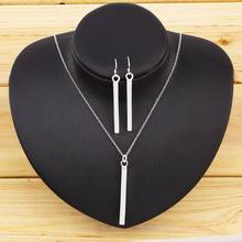 Chic Girl Pendant Necklace and Earrings Fashion jewelry sets wedding accessories 2024 - buy cheap