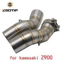 ZSDTRP-silenciador de escape para motocicleta, accesorios de tubo de conexión medio para Kawasaki Z900 2017 2018, 51mm 2024 - compra barato