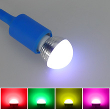 Bombillas Led E27 RGB de 5W, 220V, lámpara de punto RGB LED E14 GU10, regulable, iluminación de bulbo de vacaciones, ampolla remoto IR 2024 - compra barato