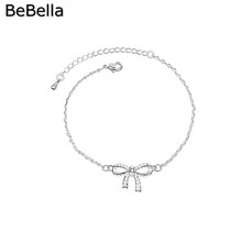 BeBella-pulsera de cadena con lazo para mujer, chica, novia, niños e hija, regalo con cuerda, chanclas 2024 - compra barato