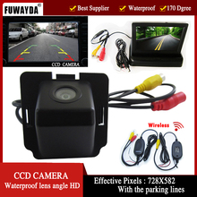 FUWAYDA-cámara de visión trasera CCD para coche Mitsubishi Outlander 2007-2010, con Monitor TFT LCD plegable de 4,3 pulgadas 2024 - compra barato