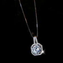 Utimtree colares pingentes cristal declarado, joia, zircônio cúbico, gargantilha colar para casamento 2019 2024 - compre barato