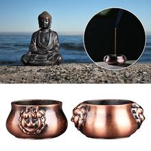 7 Holes Copper Alloy Incense Burner Holder Ash Catcher Plate for Incense Sticks Cones Small Censer Stand Plate Decor 2024 - buy cheap