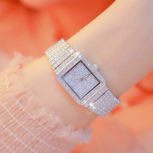 2019 Luxury Women Watches Diamond Famous Brand Elegant Dress Quartz Watches Ladies Rhinestone Wristwatch Relogios Femininos 2024 - buy cheap