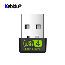 Kebidu-Mini adaptador Wifi USB Wifi, 2,4G, Dongle, 150Mbps, 802.11b/GN, USB 2,0, emisor, receptor, tarjeta de red, RTL8188GU 2024 - compra barato