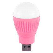 Lâmpada noturna de led usb para economia de energia, luz para leitura, camping, redonda, ar livre, lanterna, lâmpada de emergência, laptop, computador 2024 - compre barato