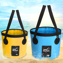 12L 20L Water Bag Portable Bucket Water Storage Carrier Bag Container Waterproof Camping Hiking Fishing Travel Fold Bucket Bags 2024 - buy cheap