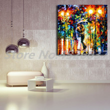 Lovers Date In Rain Roman Kiss Canvas Posters Prints Wall Art Painting Salon Decorative Picture Modern Home Decoration Artwork 2024 - buy cheap