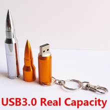 Retail Key Chain Bullet Gold USB 3.0 Flash Drive Pen Drive 512GB Memory Stick Pendrive 64GB 8GB 16GB 32GB 128GB Gift Disk Key 2024 - buy cheap