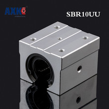 Cnc Router Parts Linear Rail AXK 1pcs Sbr10uu Aluminum Block 10mm Linear Motion Ball Bearing Slide Match Use Sbr10 Guide Rail 2024 - buy cheap