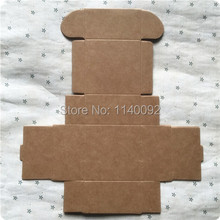 free shipping 50 pcs a lot 7.4x7.2x4cm retro kraft packing box/hard paper cardcase/cute candy box/useful storage box/ gift box 2024 - buy cheap