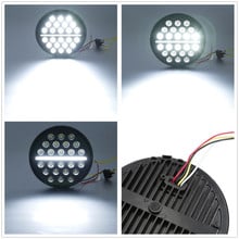 2x7" Round LED Light Work Lamp Hi/Lo Beam For Off-Road ATV UTV 4x4 Jeep SUV Truck Project Vehicle Off-Road Motorcycle 2024 - buy cheap