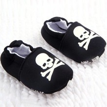 Stylish 0-12M Toddler Baby Girls Boys Skull Pirate Printed Casual Shoes Soft Sole First Walkers 2024 - buy cheap