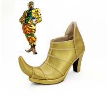 JOJO'S BIZARRE ADVENTURE 3 Dio Brando Cosplay Shoes Halloween High Heel Custom Made European Size 2024 - buy cheap