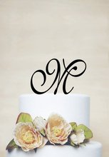 Initial Cake Topper,Personalized Cake Topper, Monogram Cake Topper,Custom Wedding Cake Topper,Letter Cake Topper 2024 - buy cheap