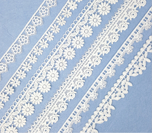 20Yards Vintage Cotton Crochet Lace Trim Bridal Ribbon DIY For Garment Accessories 2024 - buy cheap