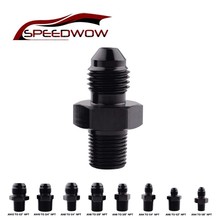 SPEEDWOW Engine Parts Aluminum Straight Adapter Oil Cooler Fitting Male AN8 TO 1/4" AN8 TO 3/8" AN6 TO 3/8"AN4 TO 1/4" NPT 2024 - buy cheap