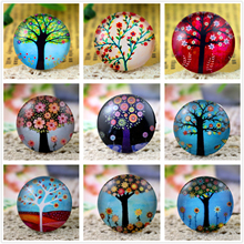 10pcs/lot 20mm Handmade Tree series Photo Glass Cabochon Jewelry Finding Fit 20mm Cameo Settings Supplies for Jewelry Components 2024 - buy cheap