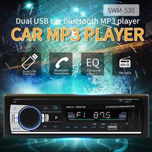 530 LCD Screen Bluetooth 4.0 Car MP3 Player Dual USB ports Audio FM Radio U AUX disk MP3 player 2024 - buy cheap