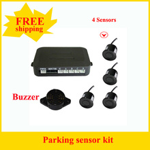 Promotion 4 Sensors 22mm Buzzer  Parking Sensor Kit  Car Reverse Backup Radar Monitor System 12V 7 Colors Free Shipping 2024 - buy cheap