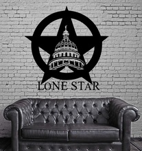 Texas Lone Star Cowboy, Mapa del Estado de EE. UU., MURAL de pared, vinilo artístico, pegatina para sala de estar, dormitorio, decoración del hogar, 2DT1 2024 - compra barato