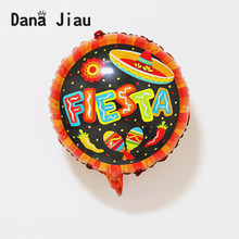 Globo de fiesta de cumpleaños para niños, globo de aire naranja con letras rusas de 18 pulgadas, decoración de bodas y vacaciones, globos de Navidad, juguete para niños, regalo 2024 - compra barato