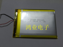 Bateria geral de polímero de lítio a 3.7v, 346995p, 3000mah 2024 - compre barato