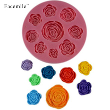 Mini 3D Soft Silicone Rose Fondant DIY Mold Chocolate Baking Non-stick Cake Pudding Pastry Mould kitchen Gift 50-23 2024 - buy cheap
