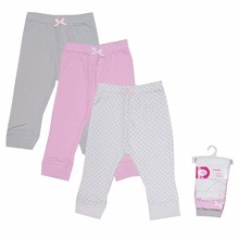 Hot 2017 Baby Leggings 100% Cotton 3 Pcs/lot Warm Pants for Babies Blue/Pink Stripped Print Infant Leggings Baby Boy Girl Pants 2024 - buy cheap