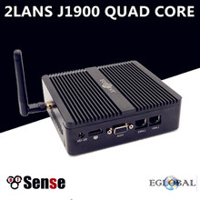 Eglobal Mini PC Quad Core Celeron J1900 2 LAN Router Firewall Fanless Minipc Celeron N2810 Computer Desktop Pc 2*Lan 2024 - buy cheap