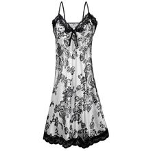 Summer Satin Silk Lace Sleeping Dress Nightgown Women Spaghetti Strap Night Dress Pijama Slits Printed Mini Dresses 2024 - buy cheap