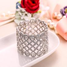 Tuliper браслет Infinity Bridal Bracelet Bangle Elastic Crystal Stretch Bracelet For Women Wedding Bridesmaid Party Jewelry Xmas 2024 - buy cheap