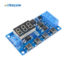 DC 12V 24V LED Digital Time Delay Relay Dual MOS Trigger Cycle Timer Delay Switch Circuit Board Timing Control Module DIY 2024 - buy cheap
