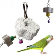 Рот попугая шлифовальный Бла-камень игрушка для птиц молярная каменная клетка товары для попугаев 2024 - купить недорого