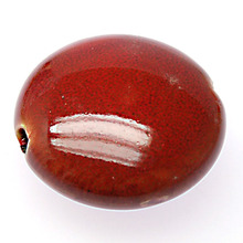 Flat round ceramic beads porcelain Beads 13.5x28mm  red ceramic beads sold of 20 pieces 2024 - buy cheap