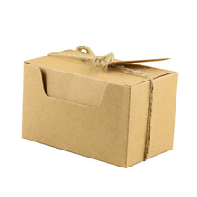 6*6*10CM kraft paper box, Gifts packing wedding gift box rectangle box handmade gift packing box for candy 50pcs/lot 2024 - buy cheap