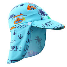BAOHULU Cartoon Baby Kids Swimming Cap Summer 2020 Sun Protection Beach Sun Hats Waterproof for Boys Girls Children Outdoor Hat 2024 - buy cheap