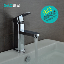 Free Shipping  Basin Faucet, Basin Mixer,  Bathroom Faucet Water Tap, Chrome Finish Square Faucet ,Single Handle Tap, Wholesale 2024 - buy cheap