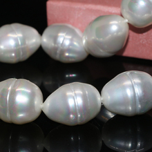 Perlas de concha natural de 18x22mm para mujer, cuentas sueltas de gota de agua de aproximadamente color blanco, fabricación de joyas elegantes de 15 pulgadas, envío gratis, B2268 2024 - compra barato