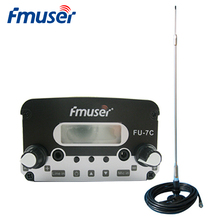 Оптовая продажа, FM-трансмиттер FMUSER FU-7C 7 Вт + антенна CA200 + кабель + обслуживание парковки для церкви 2024 - купить недорого