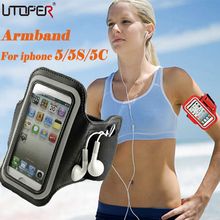 Adjustable SPORT GYM Armband Bag Case For Apple iPhone 5 5S 5C SE Waterproof Jogging Arm Band Mobile Phone Belt Cover 2024 - buy cheap