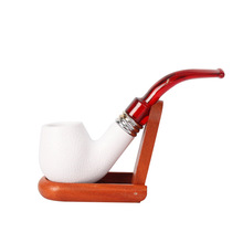 High Quality Smoking Tobacco Pipe Meerschaum Cigar Sepiolite Best Gift for Friend 2024 - buy cheap