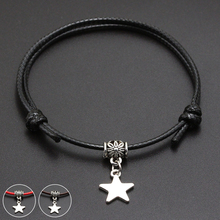 2020 New Cute Star Pendant Red Thread String Bracelet Lucky Black Coffee Handmade Rope Bracelet for Women Men Jewelry 2024 - buy cheap