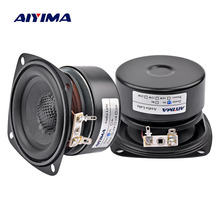 AIYIMA 3 Inch Fiberglass Speaker 4 8 Ohm 20W Full Range Hifi Music Sound Bookshelf Loudspeaker For Home Theater DIY 2Pcs 2024 - buy cheap