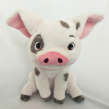 Disney-muñeco de peluche de 35cm, Moana Maui Heihei, mascota, cerdo, Pua, suave, Princesa, película 2024 - compra barato