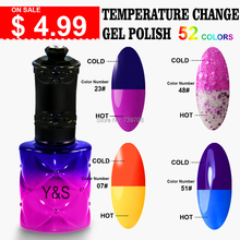 3 Colors-in-1 Thermal Nail Gel Polish 15ml Temperature Color Changing Soak Off UV Gel Lacquer Manicure Nail Art Varnish 2024 - buy cheap