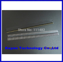 80 pcs 1x40 Pin 2.54mm Single Row Female Pin Header Connector, 40 pcs feminino + 40 pcs masculino 2024 - compre barato