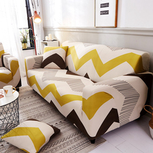 Современный элегантный эластичный чехол для дивана в полоску с принтом чехол для дивана защита от пыли чехлы для диванов 2024 - купить недорого