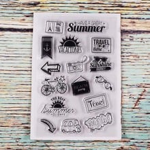 Have a great summer Transparent clear stamp for DIY Scrapbooking/Card Making/Kids Christmas Fun Decoration Supplies 2024 - buy cheap